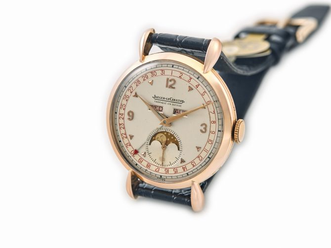 Jaeger-LeCoultre Triple-Date Moonphase 18ct Pink Gold 1943 (6)