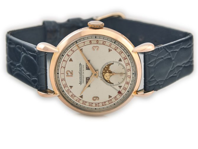 Jaeger-LeCoultre Triple-Date Moonphase 18ct Pink Gold 1943 (7)