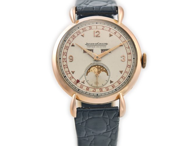 Jaeger-LeCoultre Triple-Date Moonphase 18ct Pink Gold 1943 (4)