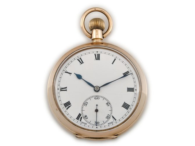 Rolex Pocket Watch 9ct Pink Gold 1924 (1)