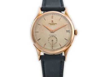 Universal Geneve Monodatic Cal.138C 18ct Pink Gold 1951