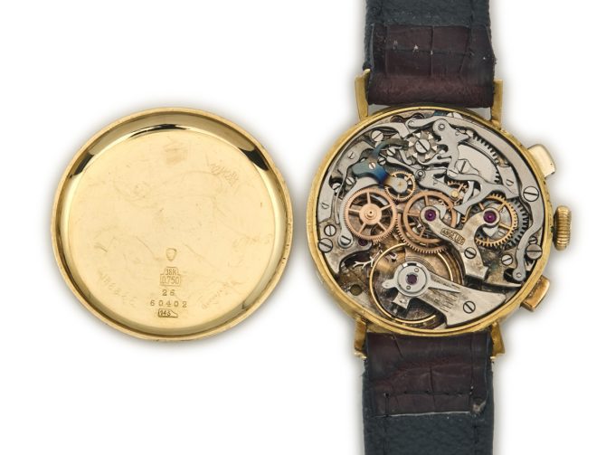 Angelus Chronograph Cal.215 18ct c1947 (12)