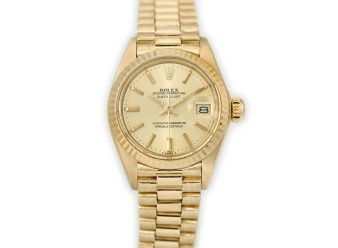 Ladies Rolex Oyster Perpetual Datejust Ref.6917 18ct 1979