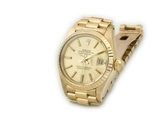 Ladies Rolex Oyster Perpetual Datejust Ref.6917 18ct 1979 (6)