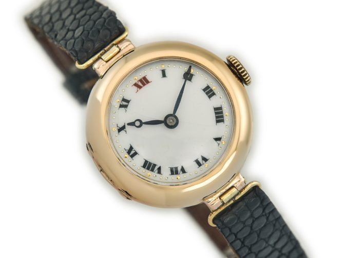 Ladies Rolex Cocktail Watch 9ct Pink Gold 1916 (2)