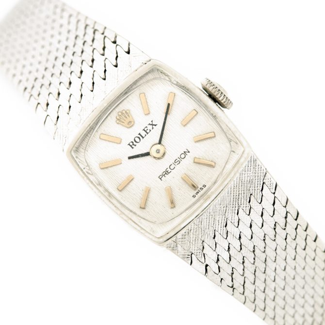 Ladies Rolex Precision Cal.1400 9ct White Gold 1972 (15)