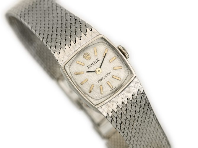 Ladies Rolex Precision Cal.1400 9ct White Gold 1972 (2)