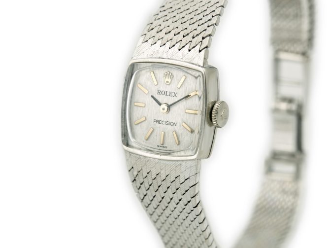 Ladies Rolex Precision Cal.1400 9ct White Gold 1972 (5)