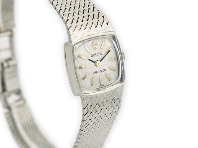 Ladies Rolex Precision Cal.1400 9ct White Gold 1972 (3)