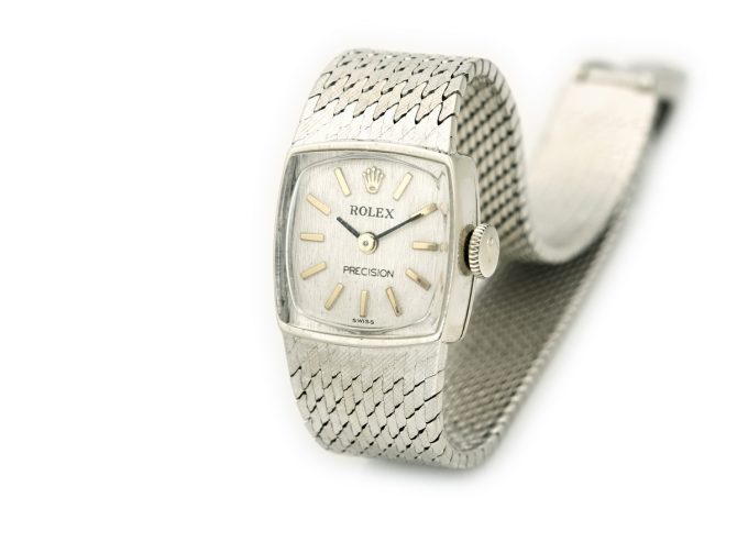 Ladies Rolex Precision Cal.1400 9ct White Gold 1972 (6)