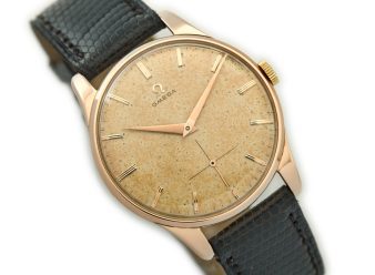 OM1809 Omega Sub Dial 18ct 18k Pink Gold 1947 9 1200×900