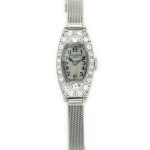 Ladies Patek Philippe 18ct White Gold & Diamonds c1937 mobile navigation (4)