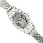 Ladies Patek Philippe 18ct White Gold & Diamonds c1937 mobile navigation (14)