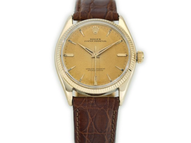 Rolex Oyster Perpetual Ref.1005 14ct 1957 (4)