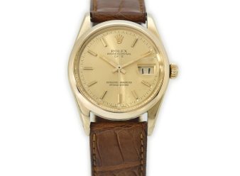 Rolex Oyster Perpetual Date 14ct Cal.3035 1981