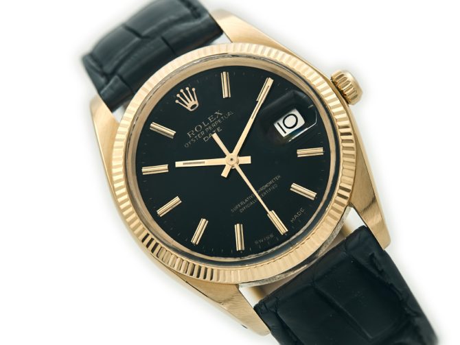 Rolex Oyster Perpetual Date 18ct Cal.1570 1979 (1)