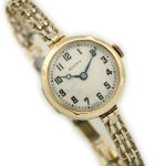 Ladies Rolex 9ct 1930 Guilloche Dial mobile navigation (2)