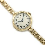 Ladies Rolex 9ct 1930 Guilloche Dial mobile navigation (8)