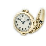 Ladies Rolex 9ct 1930 Guilloche Dial mobile navigation (6)