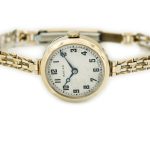 Ladies Rolex 9ct 1930 Guilloche Dial mobile navigation (7)