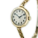 Ladies Rolex 9ct 1930 Guilloche Dial mobile navigation (5)