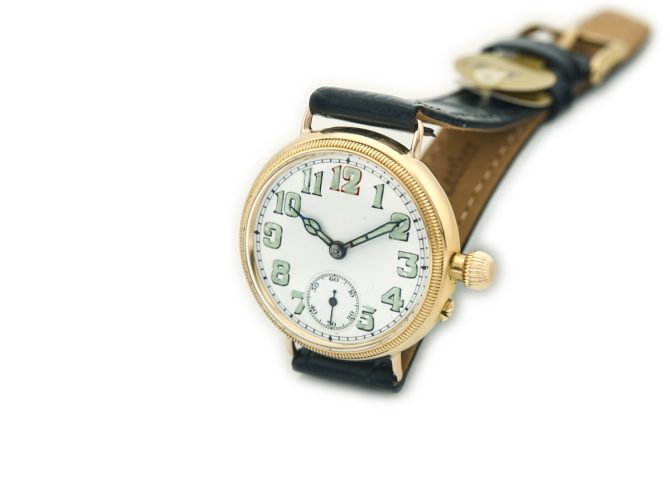 François Borgel Officers Watch 18ct 1916 (6)