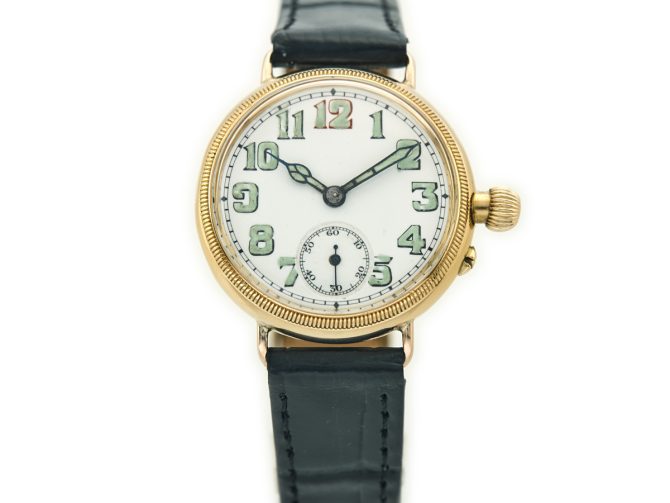 François Borgel Officers Watch 18ct 1916 (4)