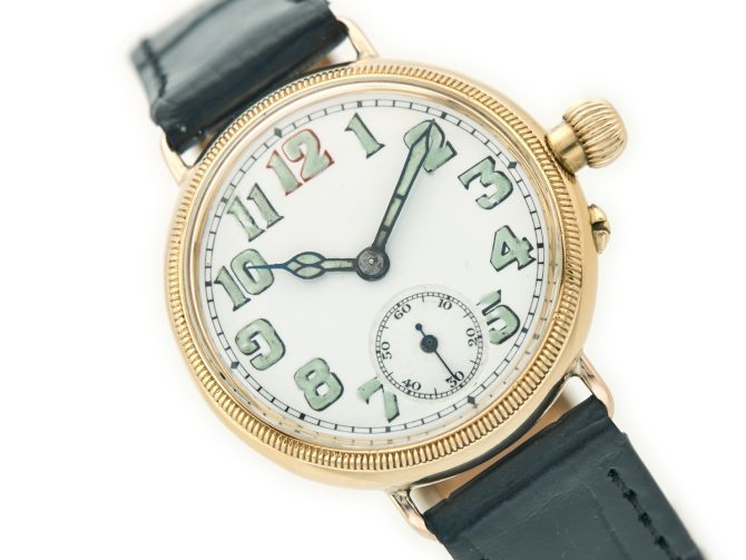 François Borgel Officers Watch 18ct 1916 (1)