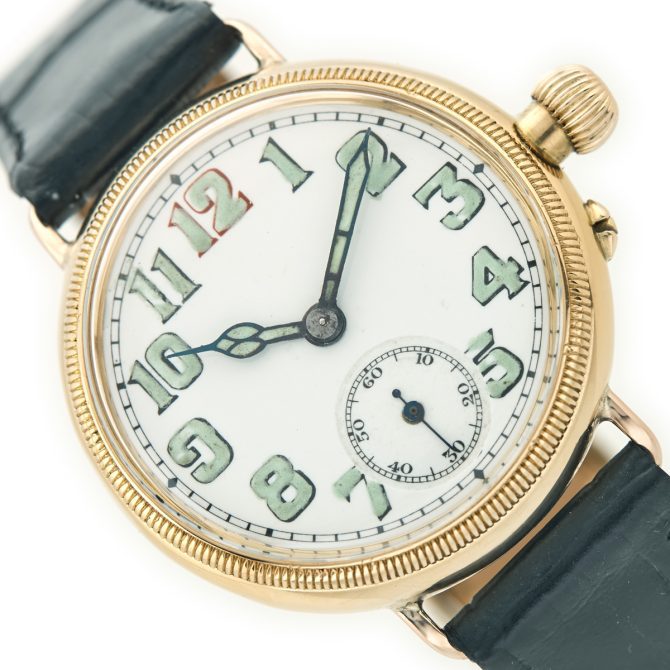 François Borgel Officers Watch 18ct 1916 (15)