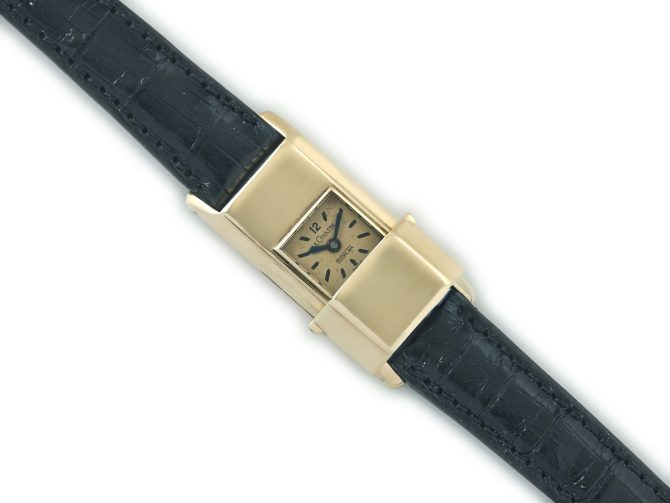 Ladies Jaeger-LeCoultre Duoplan 18ct c1945 (9)