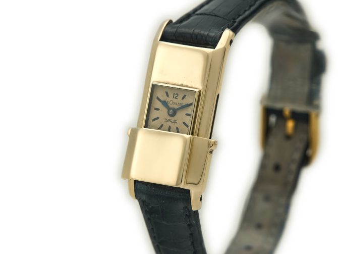 Ladies Jaeger-LeCoultre Duoplan 18ct c1945 (6)