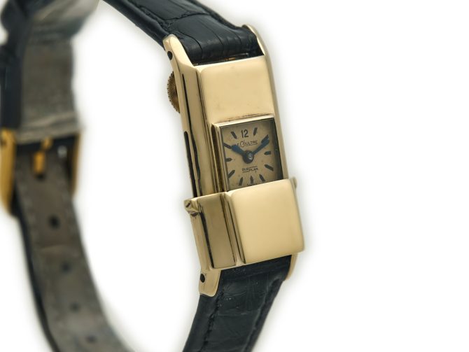 Ladies Jaeger-LeCoultre Duoplan 18ct c1945 (3)