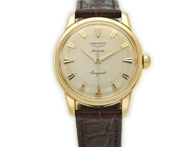 Longines Conquest Automatic Cal.19AS 18ct 1955 (4)