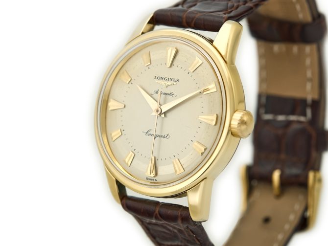 Longines Conquest Automatic Cal.19AS 18ct 1955 (5)