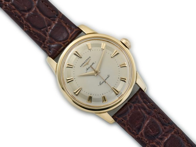 Longines Conquest Automatic Cal.19AS 18ct 1955 (8)