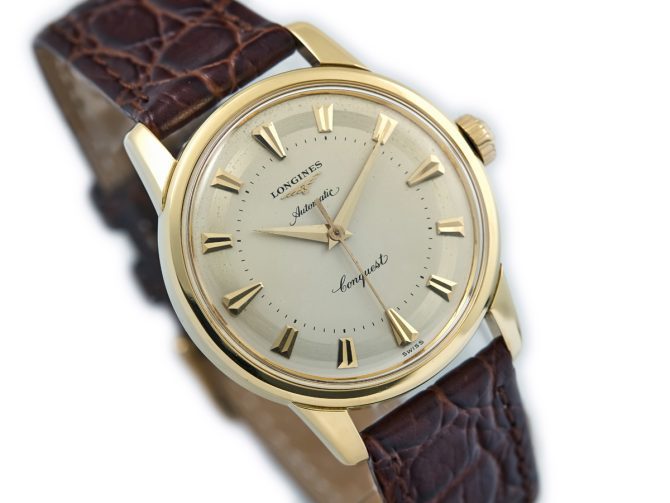 Longines Conquest Automatic Cal.19AS 18ct 1955 (2)