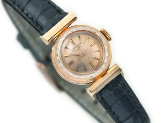 L1848 Ladies Longines Concealed Lugs 18ct 18k Pink Gold 1963 10 1200×900