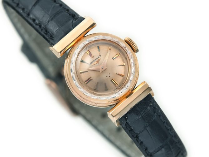 Ladies Longines 18ct Pink Gold 1963 (2)