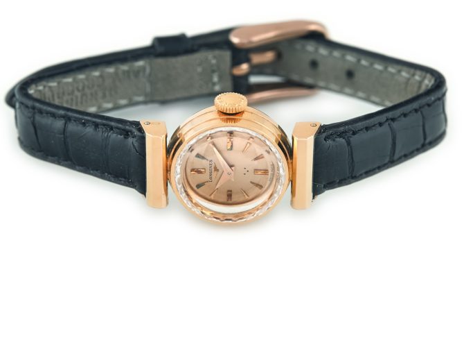 Ladies Longines 18ct Pink Gold 1963 (7)