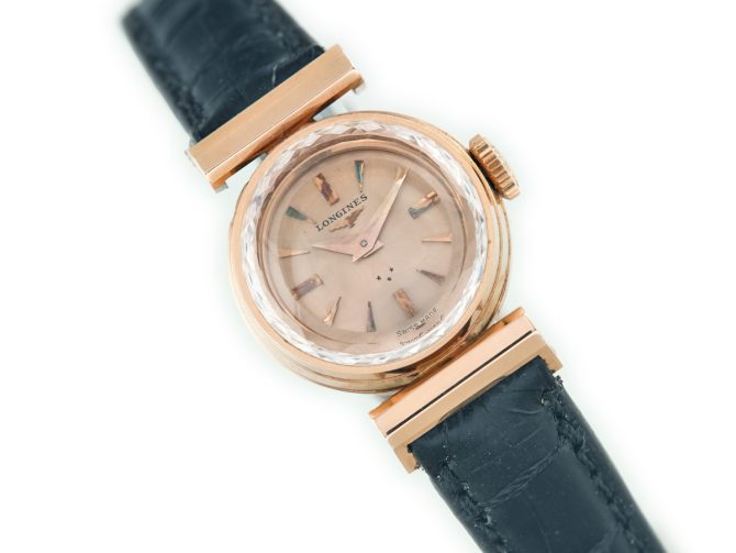 Ladies Longines 18ct Pink Gold 1963 (1)