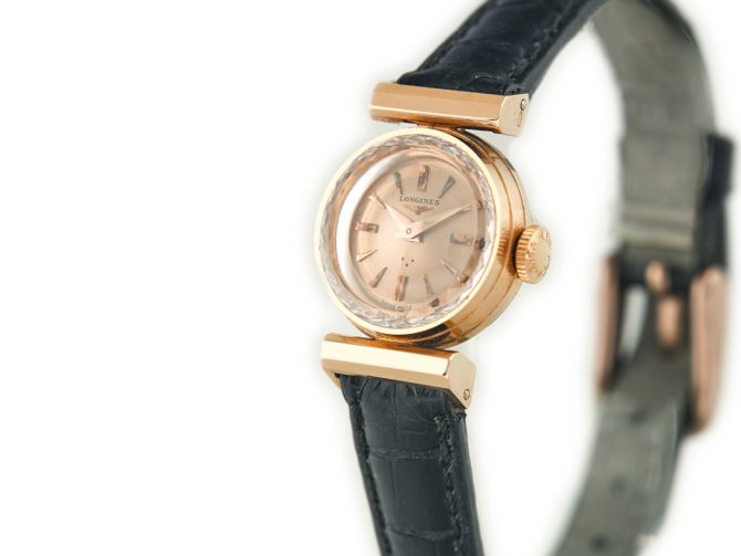 Ladies Longines 18ct Pink Gold 1963 (5)