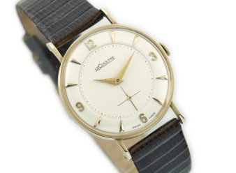 JLC1854 Le Coultre Sub Dial 14ct 14k Gold 1955 11 1200×900