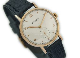 JLC1855 Jaeger Le-Coultre 18ct 18k Pink Gold 1947 10 1200×900