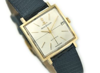 JLC1858 Jaeger Le-Coultre 1963 18ct 18k Gold Square Date Automatic 8 1200×900