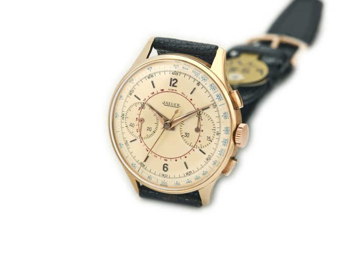 Jaeger-LeCoultre Chronograph Cal.285 18ct Pink Gold 1955 (6)