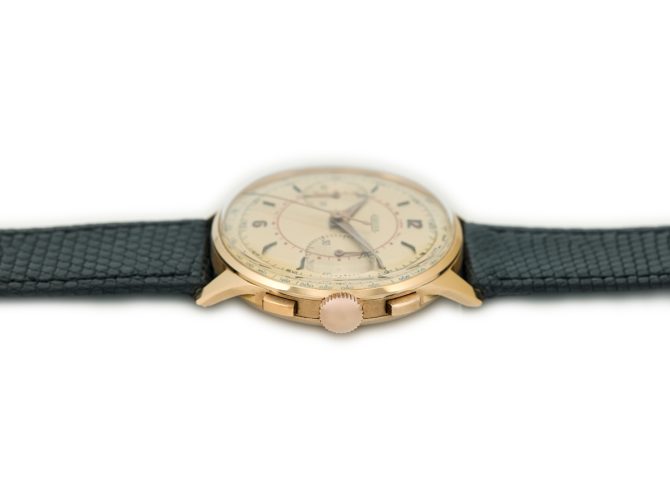 Jaeger-LeCoultre Chronograph Cal.285 18ct Pink Gold 1955 (9)