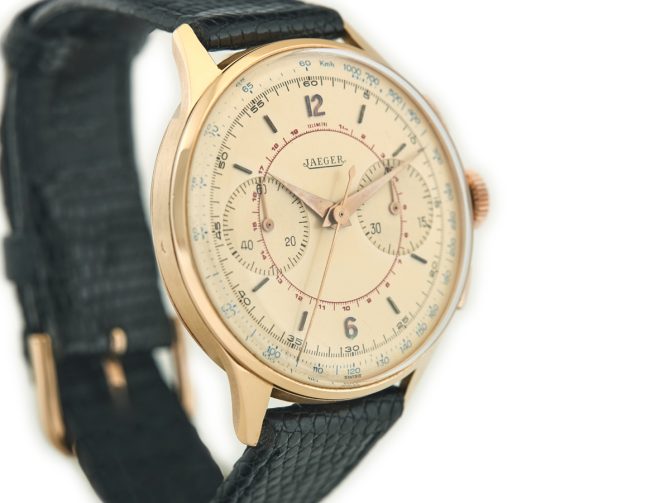 Jaeger-LeCoultre Chronograph Cal.285 18ct Pink Gold 1955 (3)