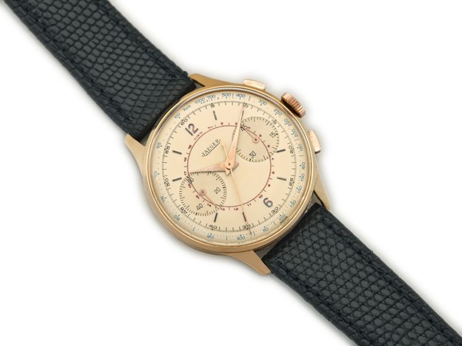 Jaeger-LeCoultre Chronograph Cal.285 18ct Pink Gold 1955 (8)