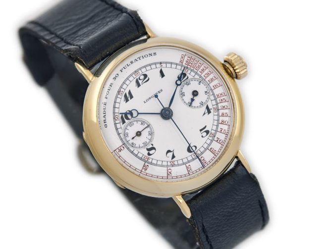 Longines Monopusher Chronograph 18ct 1931 (2)