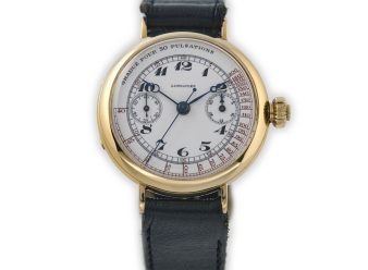 Longines Monopusher Chronograph 18ct 1931